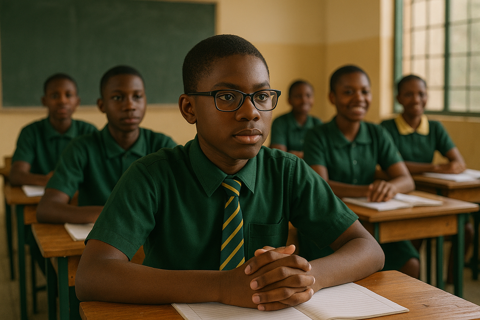 Students in classroom